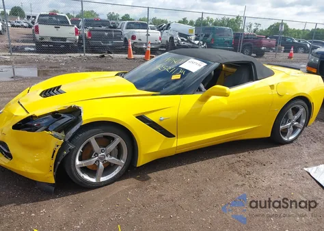 2015 Chevrolet Corvette Stingray 3Lt из США, поврежденный, VIN 1G1YF3D70F5110481
